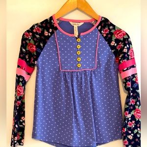 Matilda Jane navy, floral, and polka dots!